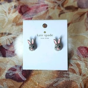 Kate spade bunny earings